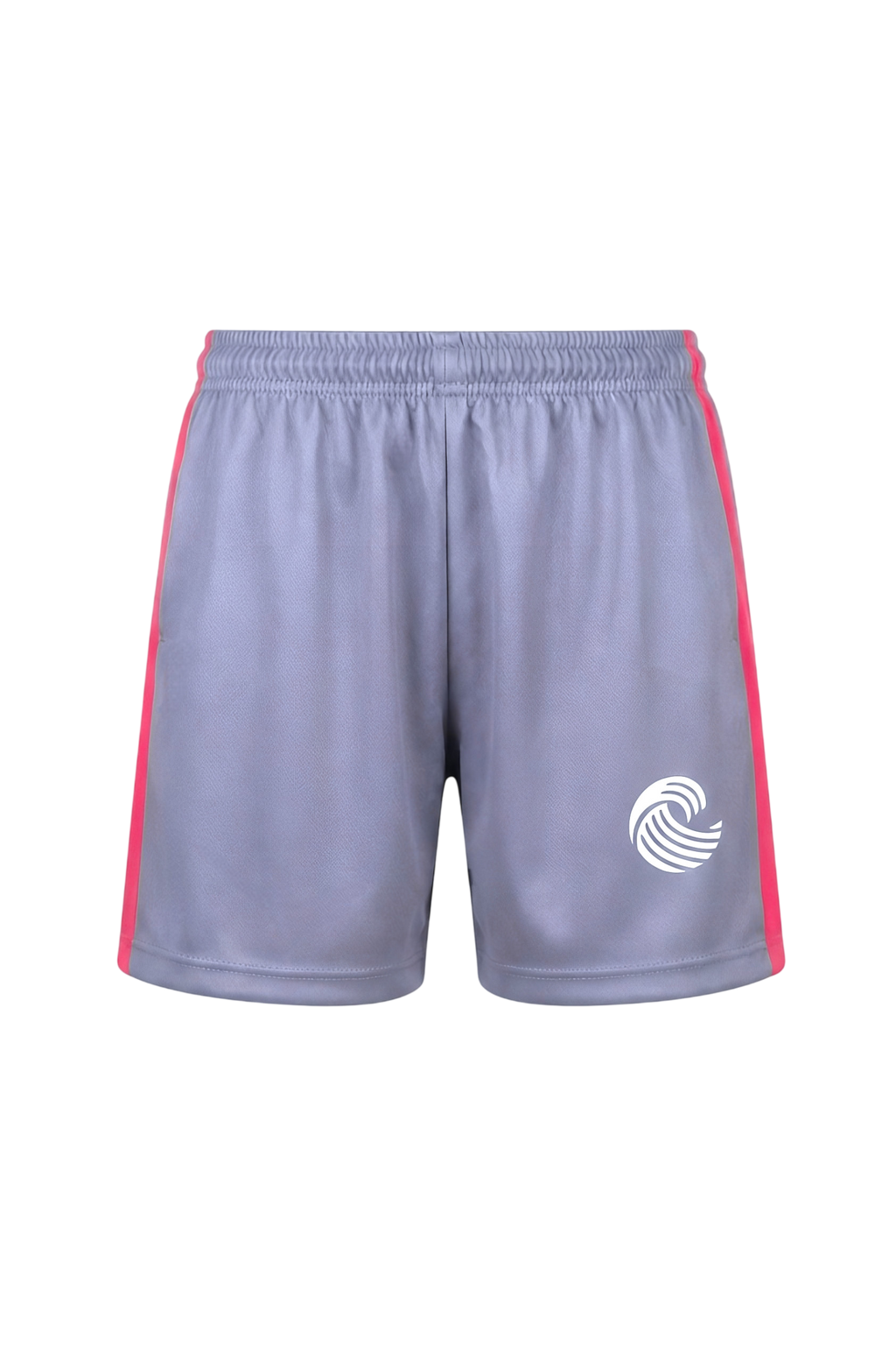Pantalón fútbol femenino - Gris y rojo cereza