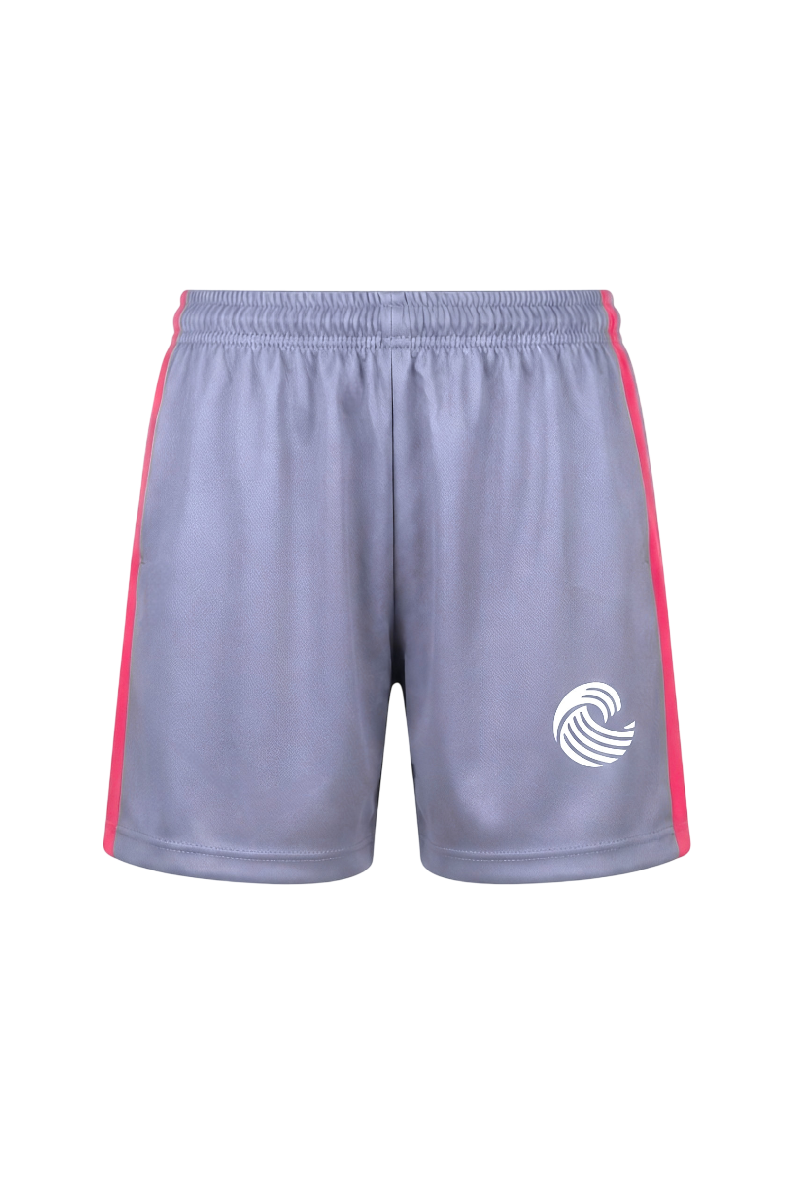 Pantalón fútbol femenino - Gris y rojo cereza