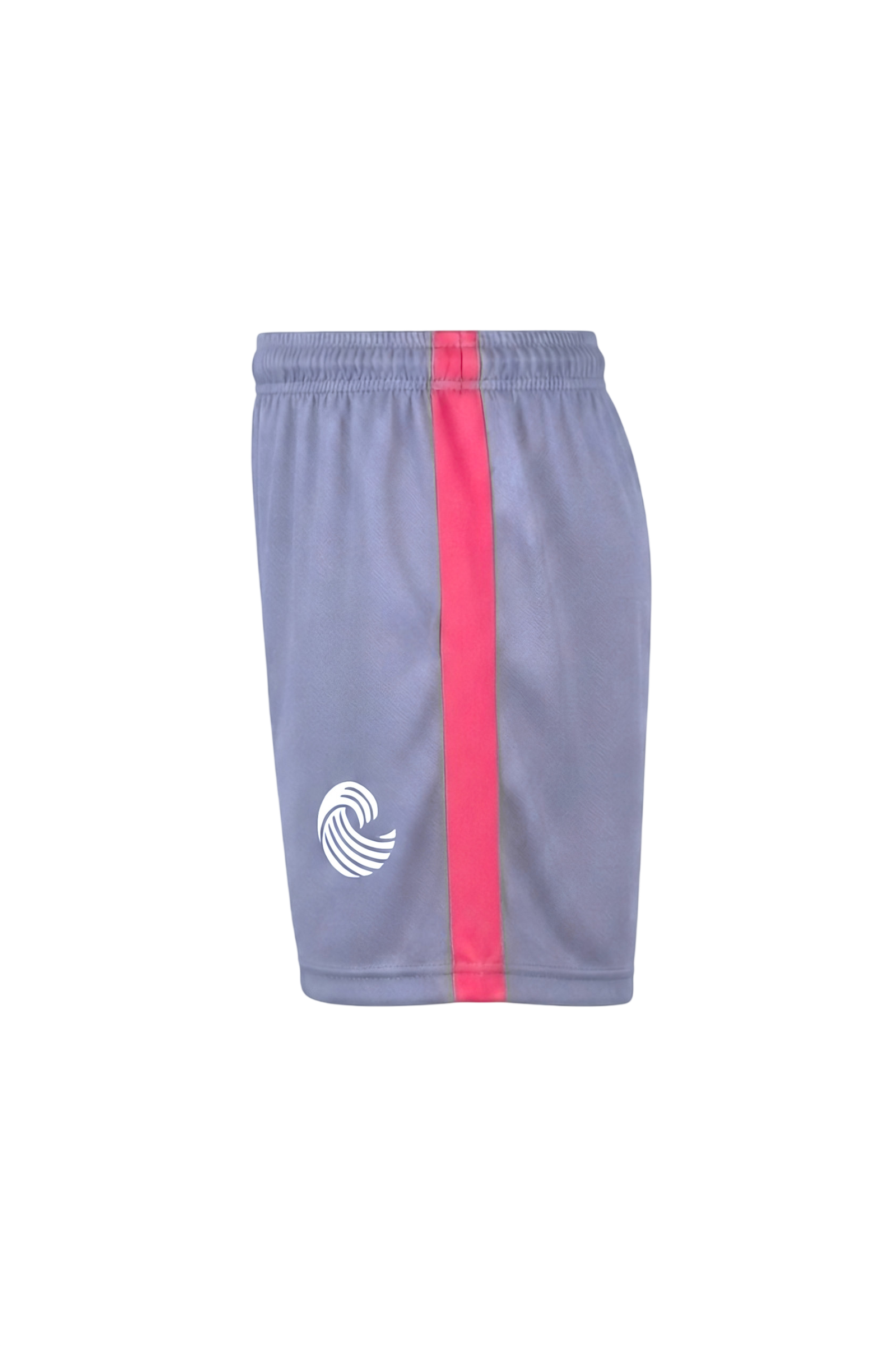 Pantalón fútbol femenino - Gris y rojo cereza