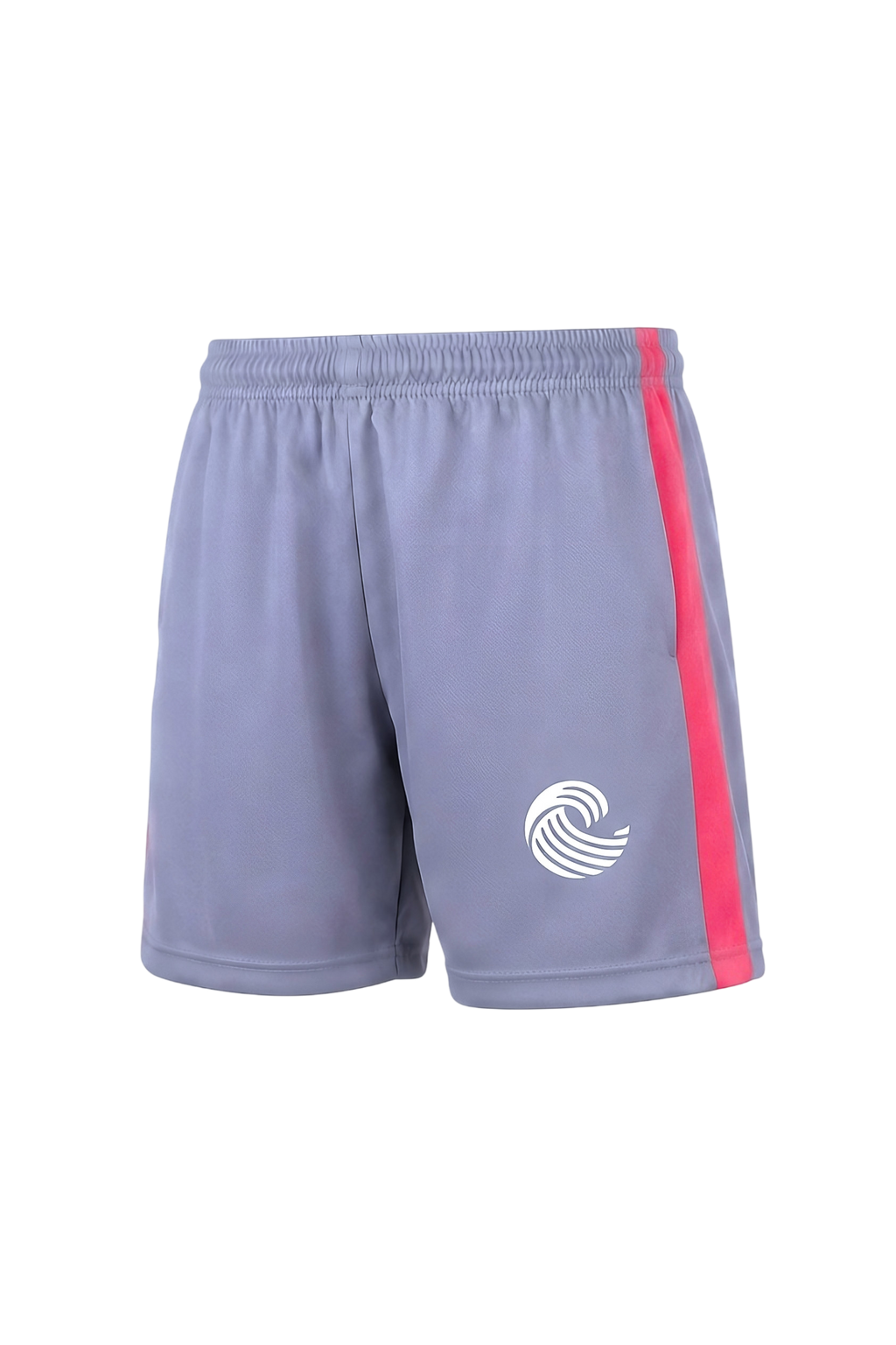 Pantalón fútbol femenino - Gris y rojo cereza